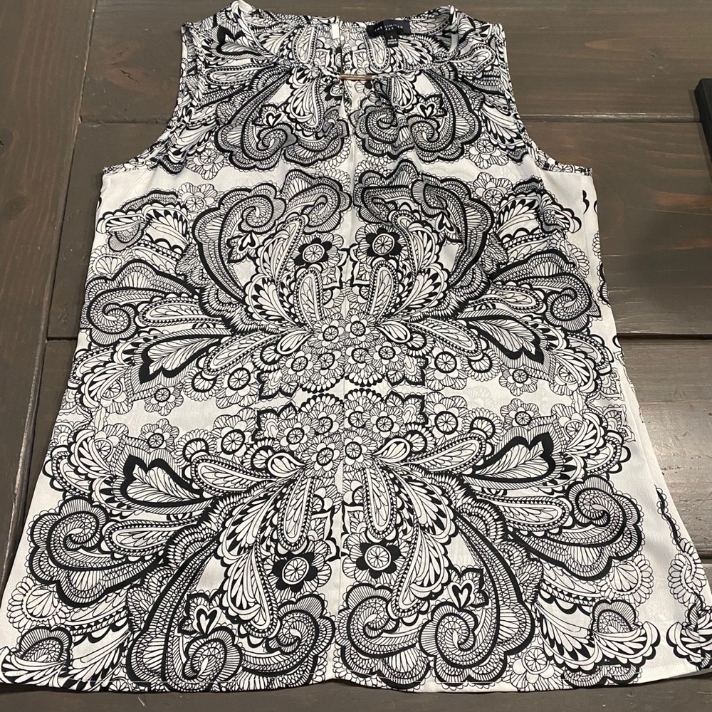 Fun Black and White Tank